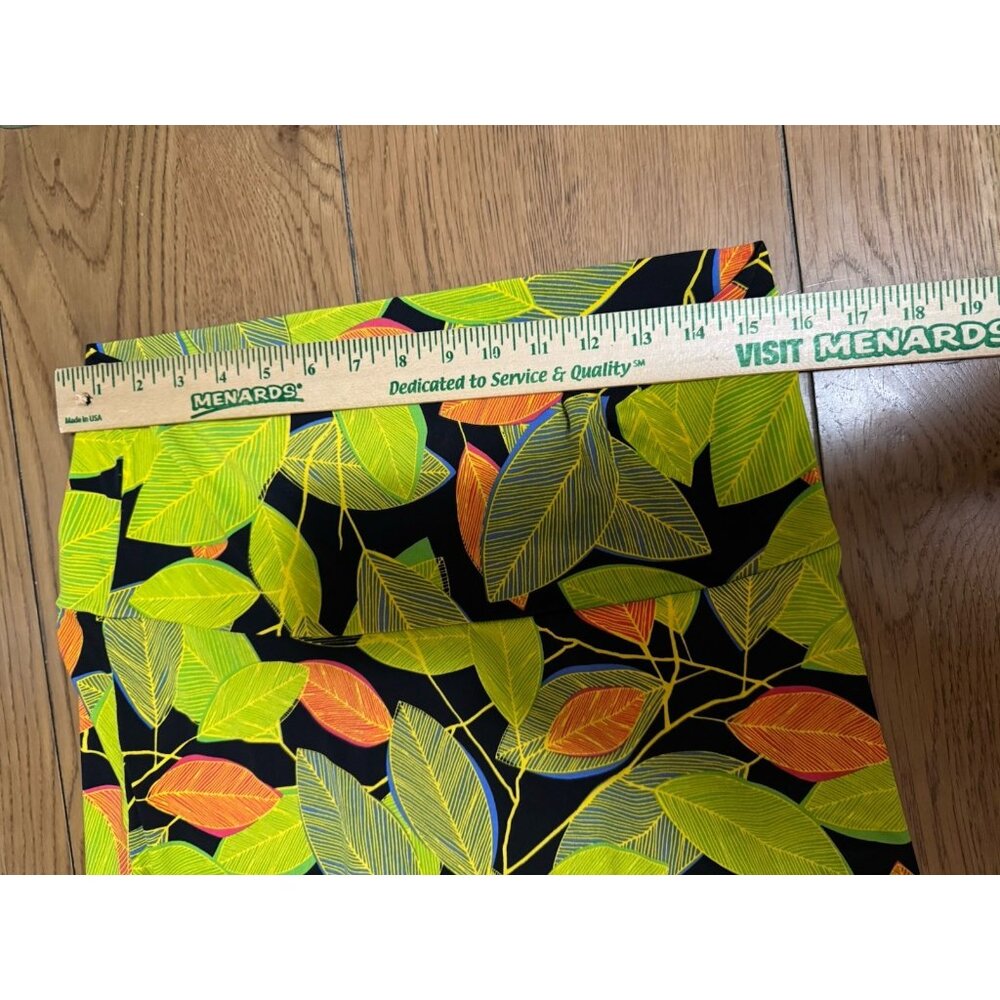 LuLaRoe Women Size XL Maxi Skirt Green Tropical Hawaiian Stretch Lightweight NWT - Picture 5 of 11